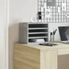 vidaXL Stolový organizér betónová sivá 36x26x29,5 cm Náhľad obrázku produktu 3