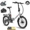 E-Bike 155-195 cm 20" 250 W bis 110-130 km IPX5 7-Gang – Produktbild-Vorschau 1