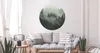 Sticker Kreis BÄUME Nebel Wald Pflanzen Natur Landschaft 3D Produktbild-Vorschau 7