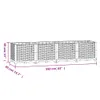A diagram showing the dimensions of a planter box. Produktbild-Vorschau