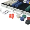 Poker Set mit 500 Chips Aluminium , Kartenspiele Design Produktbild-Vorschau 3