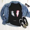 Mr. & Mrs. Panda Größe L T-Shirt Axolotl Freundin - Schwarz Produktbild-Vorschau 2