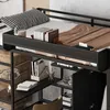 A loft bed with a desk and storage underneath, set up in a room. Podgląd zdjęcia produktu