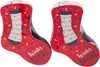 Two Christmas stocking-shaped packages, each with a design of a sock and Christmas lights. Náhled obrázku produktu