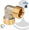 tecuro Winkel 90° Eurokonus G 3/4 Zoll AG x G 1/2 Zoll IG, Produktbild-Vorschau 2