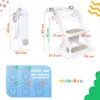 moovkee. Sedile WC per bambini con gradini - da 1,5 anni - Anteprima dell’immagine prodotto 2