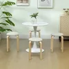 Lot de 4 tabourets de salle à manger HOMCOM, empilables, Voir les images du produit 7