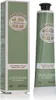 A product shot of L'Occitane Almond Delicious Hands Cream and its packaging. Náhled obrázku produktu