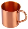 Becher aus reinem Kupfer, 450 ml, elegantes Design, Gold, 8 Produktbild-Vorschau 1