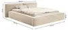 Selsey Tilves Low – Polsterbett 180x200 mit Bettkasten und Produktbild-Vorschau 5
