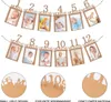 Fotogirlande 1. Geburtstag, 12 Monatskarten 14x27 cm, Produktbild-Vorschau 4