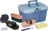 Kerbl Putzbox blau mit Inhalt für Pferde, Pferdebürsten Anteprima dell’immagine prodotto 1
