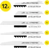 TROTEC  Säbelsägeblätter-Set Holz/Metall, 12-teilig Produktbild-Vorschau 6