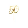 Décor de gâteau ''50'', doré, 20.5cm Voir les images du produit 1