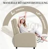 HOMCOM Relaxsessel Einzelsofa Liege 160° neigbarer Produktbild-Vorschau 4