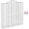 Gabionen mit Hochbogen 13Stk. 200x50x200/220cm Verzinktes Produktbild-Vorschau 1