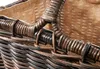Kobolo Holztrage Holzkorb für Kaminholz - aus Rattan mit Produktbild-Vorschau 4