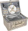 Picknickkorb geflochtene Weide shabby style 2 Personen Produktbild-Vorschau 1