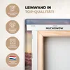 MuchoWow® - Leinwandbilder - Heide bei Sonnenuntergang, Produktbild-Vorschau 3