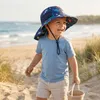 Kinder Sonnenhut mit breiter Krempe, leichter Sommerhut mit Produktbild-Vorschau 5