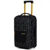 A black trolley with white polka dots and a gold handle against a white background. Produktbild-Vorschau