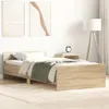 vidaXL Rám postele bez matrace Sonoma dub 90x190 cm Náhled obrázku produktu 2