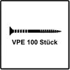 A black silhouette of a screw is shown on a white background, with text below it. Produktbild-Vorschau