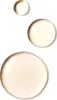 Three translucent droplets of oil on a white background. Produktbild-Vorschau