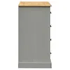 vidaXL Sideboard avec tiroirs VIGO 113x40x75 cm Pin massif Voir les images du produit 6