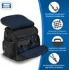 PEDEA Kameratasche "Essex" Größe M, schwarz/blau Produktbild-Vorschau 4