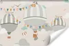 Muralo Vlies Fototapete für Kinderzimmer LUFTBALLONS Tiere Produktbild-Vorschau 1