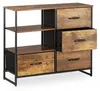 Comodà Relaxdays Industrial, L x P x A: 71,5 x 84 x 32,5 Anteprima dell’immagine prodotto 10