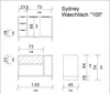 Badmöbel Set Sydney I Waschtisch mit Spiegel Holz Wildeiche Produktbild-Vorschau 7
