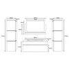 HOME DELUXE - Badmöbel-Set - WANGEROOGE BIG Weiß - X-Large Produktbild-Vorschau 6