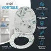 SANILO® WC-Sitz mit Absenkautomatik und Schnellverschluss Produktbild-Vorschau 2