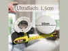 Deckenrosette Weiß Ø 100 mm - 2er Set ultraflach 1,5 cm, Produktbild-Vorschau 5