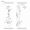 Duschsystem mit Thermostat und Glasablage, Brausegarnitur 3 Produktbild-Vorschau 10