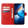 Lederhülle für Infinix Zero 20 Schmetterling Prägung Flip Produktbild-Vorschau 4