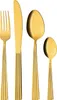 Besteckset Athen, 16-teilig, 4 Personen, gold, Edelstahl Produktbild-Vorschau 1