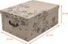 A storage box with a floral pattern. Produktbild-Vorschau