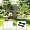 YRHome Raumteiler Paravent 4-flügelig Klein 200x180cm Produktbild-Vorschau 7