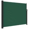 vidaXL Tenda laterale estensibile Verde scuro 170x300 cm Anteprima dell’immagine prodotto 1