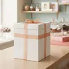 KAPAK Tortenkarton Weiß 30x30x45 cm höhenverstellbar mit Produktbild-Vorschau 3