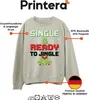 SINGLE & READY TO JINGLE Weihnachten Lustig Retro Pixel Produktbild-Vorschau 4