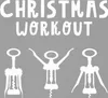 Christmas Workout Flaschenöffner Wein Winzer - Weihnachten Produktbild-Vorschau 3