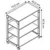DURABLE Multifunktionswagen SYSTEM 88, 371110 grau Produktbild-Vorschau 15