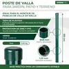Poste redondo Strend Pro METALTEC, 48/1500/1,25 mm, Vista previa de la imagen del producto 2