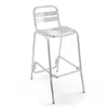 Barhocker aus Aluminium Soho Grau - Oviala Produktbild-Vorschau 1