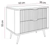 Nachttisch SCARLETT 2S Beige  mit Schubladen Produktbild-Vorschau 7