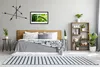 Bild 60x40 MDF-Rahmen Wandkunst Pflanze Gras Dew Drops Produktbild-Vorschau 2